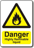 Danger Highly Flammable Liquid