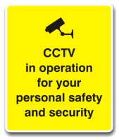 CCTV In Operation Sign