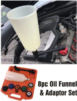 Oil Funnel and Adaptor Set - 8 piece
