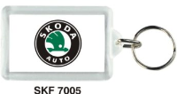 Acrylic Car Key Fobs - Large Rectangular (250)