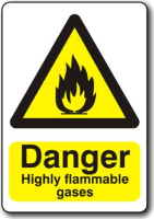 Danger Highly Flammable Gases