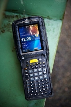 Psion mobile data collection terminals in Bristol