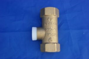TYPE ED2231 DOUBLE CHECK VALVE DZR BRASS 1/2" to 2"