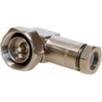 716MR-SCF12-D01 7-16 DIN Male Connector for 1/2" Coaxial Cable, OMNI FIT?Premium, Right Angle, threaded gasket and 360&#176; compression sealing