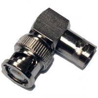 BNC Right Angle Plug to Jack Adaptor 50 Ohm