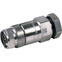 NM-SCF12-D01 N Male Connector for 1/2" Coaxial Cable, OMNI FIT?Premium, Straight, threaded gasket and 360&#176; compression sealing