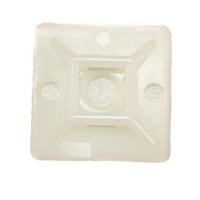 WHITE CABLE TIE BASE