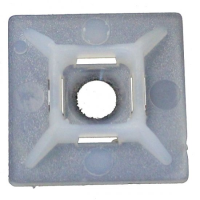 WHITE CABLE TIE BASE