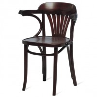Bentwood Norma Arm Chair Walnut