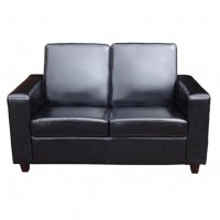 Black Covent 2 Seater Sofa