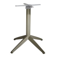 Braga Taupe Flip Top Dining Height Table Base Outdoor