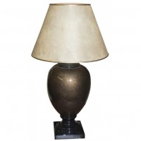 Brown Ceramic Bedside Lamp