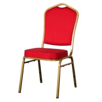 Burgundy Shield Back Steel Banqueting Chair 20Mm
