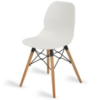 Camden White Side Chair