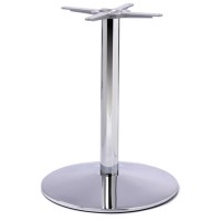 Chrome Dome Medium Dining Height Table Base