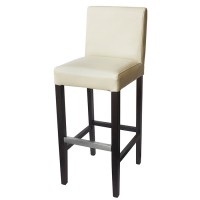 Cream Covent Bar Stool With Back