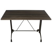 Dark Oak Complete Continental 4 Seater Table