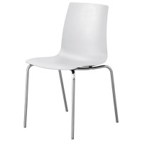 Dartford White Designer Cafe Chair