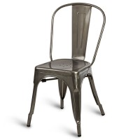 Eiffel Side Chair Gunmetal