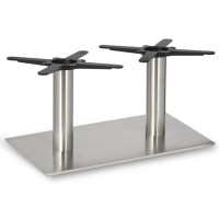 Fleet Coffee Height Rectangle Twin Table Base (Round Column)