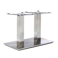 Fleet Coffee Height Rectangle Twin Table Base (Square Column)