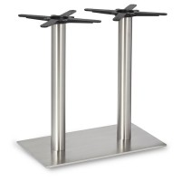 Fleet Dining Height Rectangle Twin Table Base (Round Column)