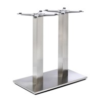Fleet Dining Height Rectangle Twin Table Base (Square Column)