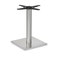 Fleet Lounge Height Square Small Table Base (Round Column)