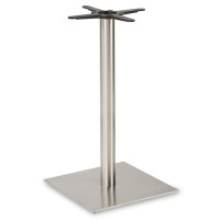 Fleet Mid Height Square Large Table Base (Round Column)
