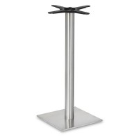 Fleet Mid Height Square Small Table Base (Round Column)