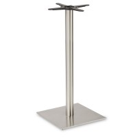 Fleet Poseur Height Square Large Table Base (Round Column)