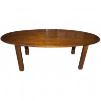Large Oval Solid Wood Tables