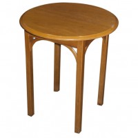 Lightwood Round Drinks Table
