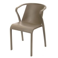 Madeira Stackable Outdoor Armchair Taupe