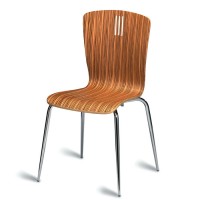 Pelon Natural Zebrano Side Chair