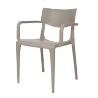Porto Stackable Outdoor Armchair Taupe