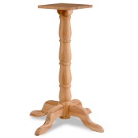 Raw Solid Beech Table Base Poseur