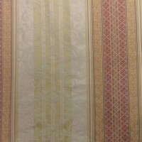 Used Curtain Pair Traditional Regal Decorative Pattern