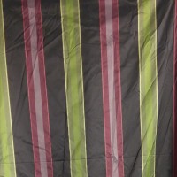 Used Curtain Pink Green Silky Metalic Large Curtain
