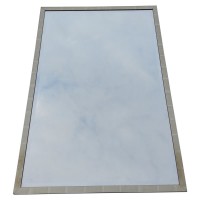 Used Decorative Rectangle Silver Framed Mirrors 3996
