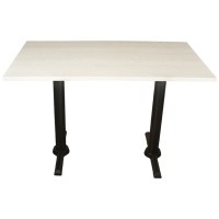 White Wash Complete Samson 4 Seater Table