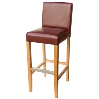 Wine Covent Bar Stool With Back
