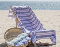 Hammam Stripe Beach Towel 100% Cotton 100x180cm.