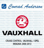 Cruise Control - Vauxhall /Opel Insignia 2008-2013