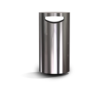 s11.3wa Stainless Steel Litter bin with Ashtray