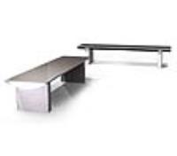 s32 Stainless Steel bench with Brushed Polish Finish