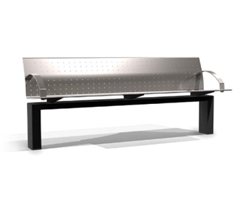 s96ss Stainless Steel Seat with Optional Armrests