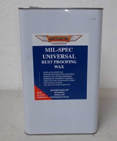 MIL-SPEC UNIVERSAL RUST PROOFING WAX ( Dry Touch Amber Clear)