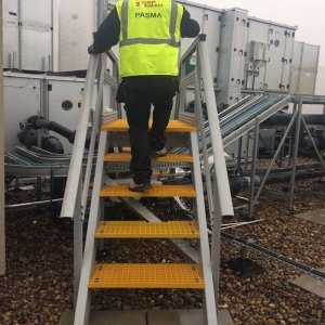 Chemical Resistant GRP Stairs 