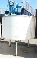 2,000 Litre Used Stainless Steel Mixer Storage Tank